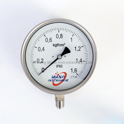PG-037 SS safety pattern pressure gauge